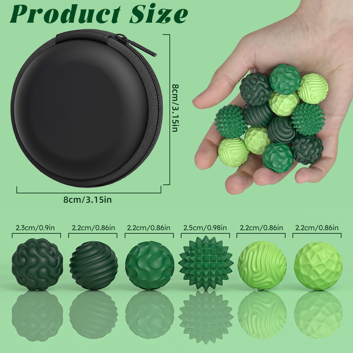 Party Tonight Silicone Magnetic Balls – 6-Piece Fidget Set for Focus