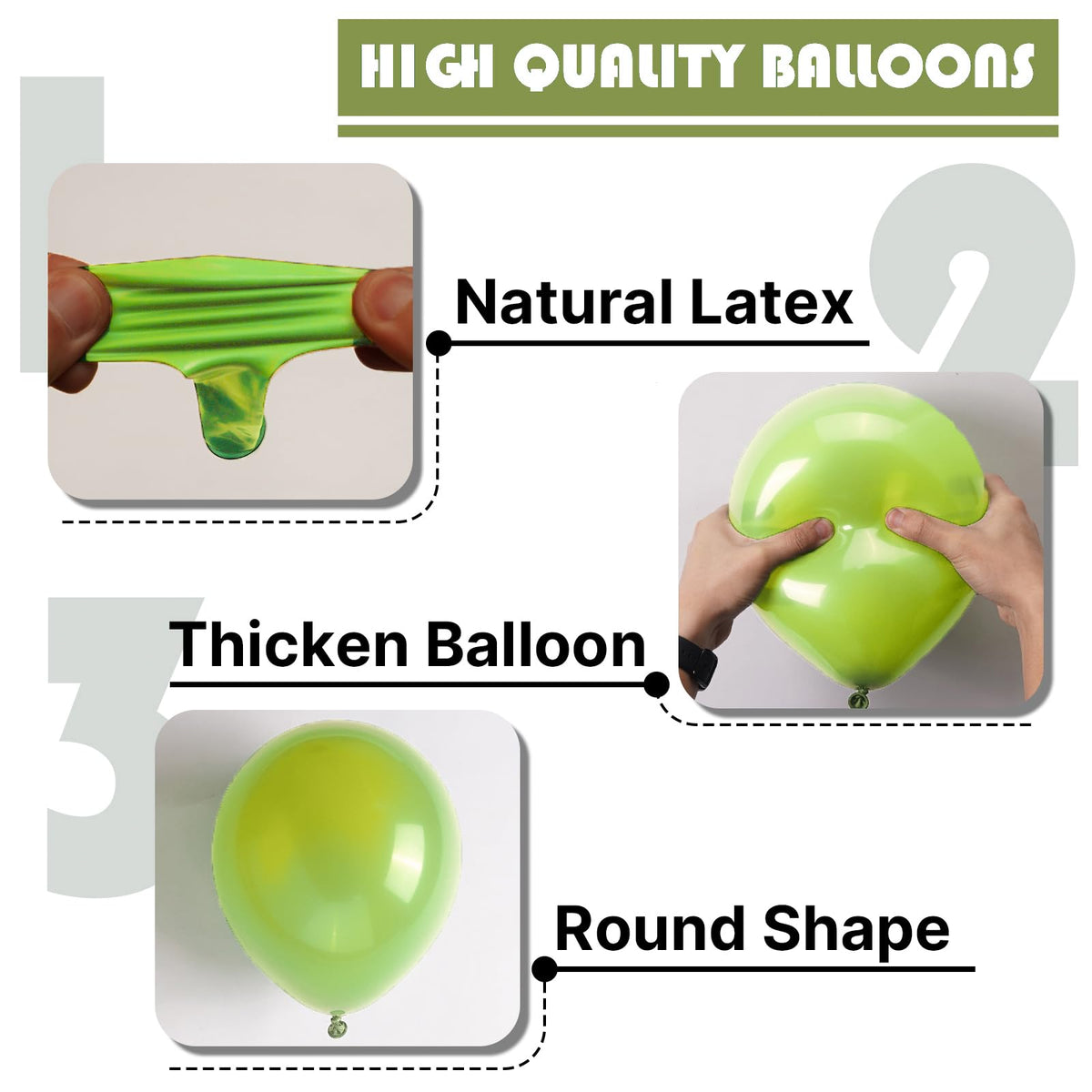 PartyWoo Lime Green Balloons Kit – 140pcs Latex Arch Kit for Wedding, Birthday & Theme Parties