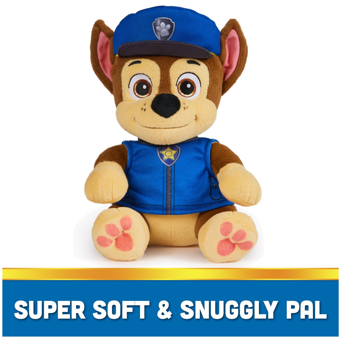Paw Patrol Bedtime Plush Chase – 10-Inch Reversible Outfit Plush Toy for Kids 3+