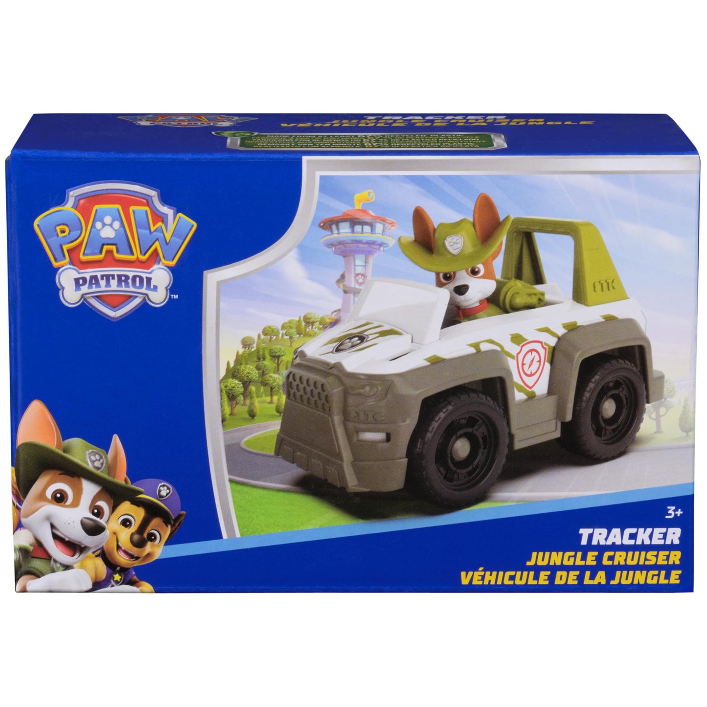 PAW Patrol Tracker’s Jungle Rescue Vehicle – Collectible Figure Toy Truck for Kids 3+