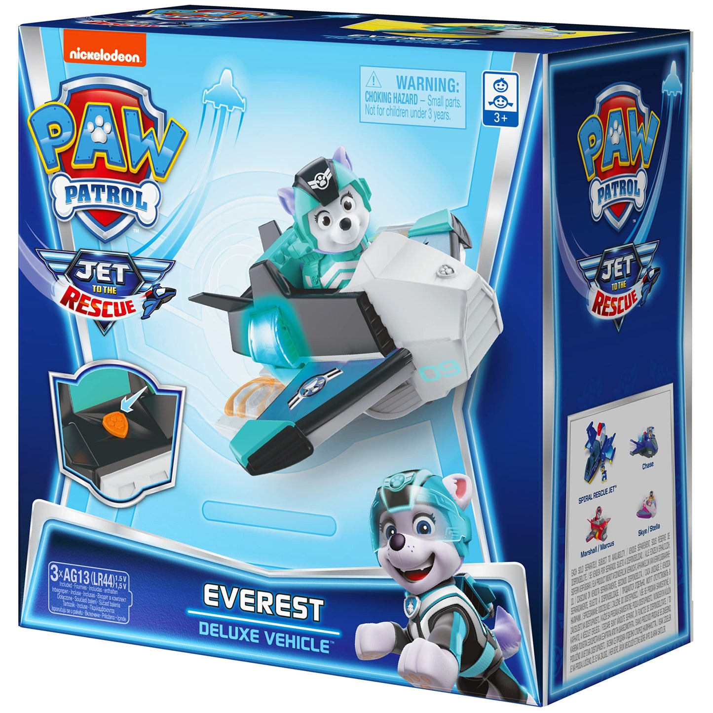 Paw Patrol Jet to the Rescue Everest Deluxe Transforming Vehicle with Lights and Sounds