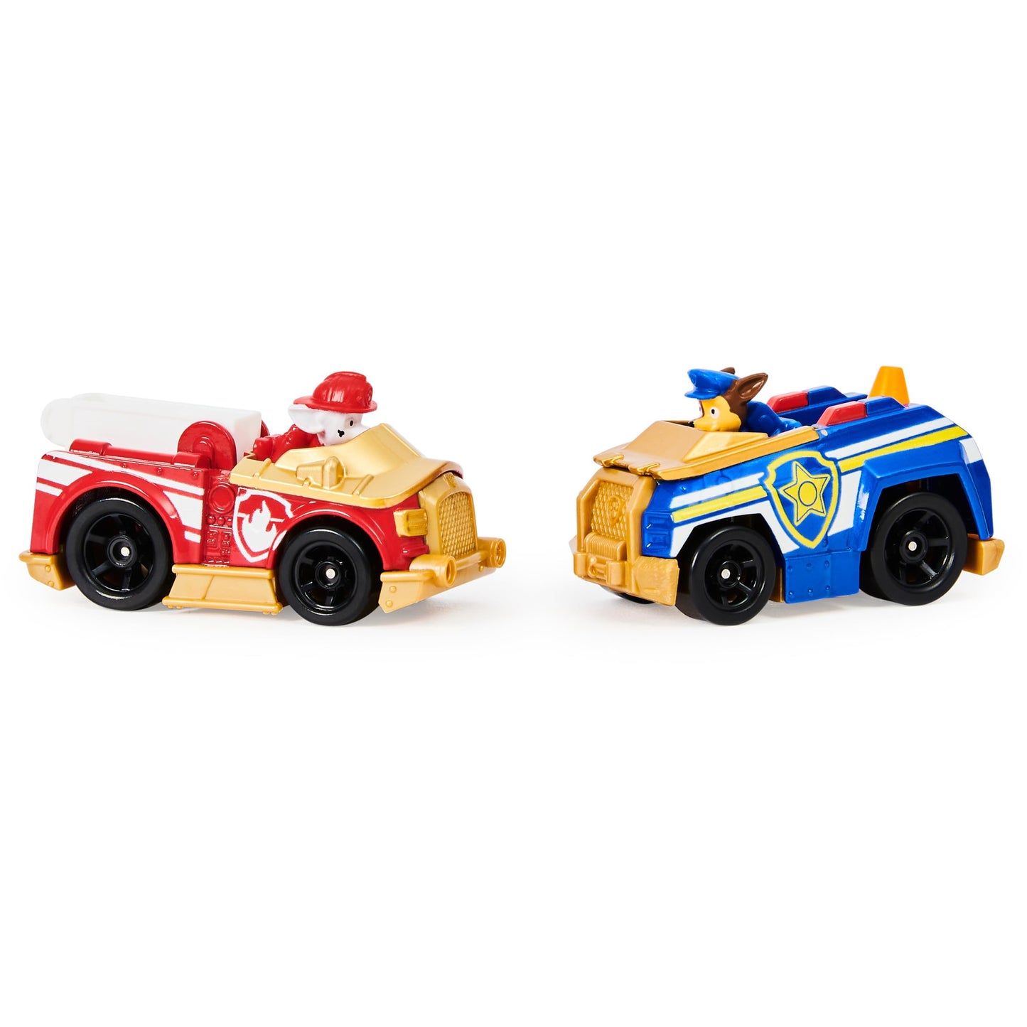 PAW Patrol Adventure Bay Lookout Tower Playset with 2 Exclusive True Metal Vehicles (Chase & Marshall) – Twin Track Rescue