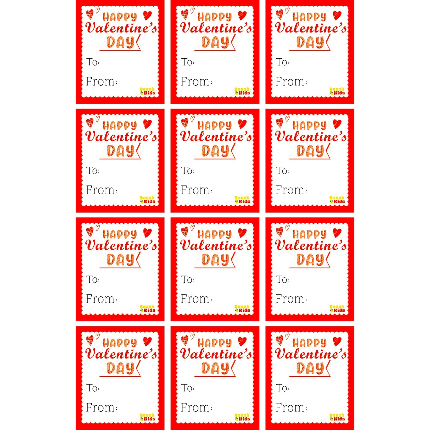 Paw Patrol Valentine's Day Classroom Gift Exchange - 24-Student Bundle with Tattoos, Goodie Bags & To/From Stickers