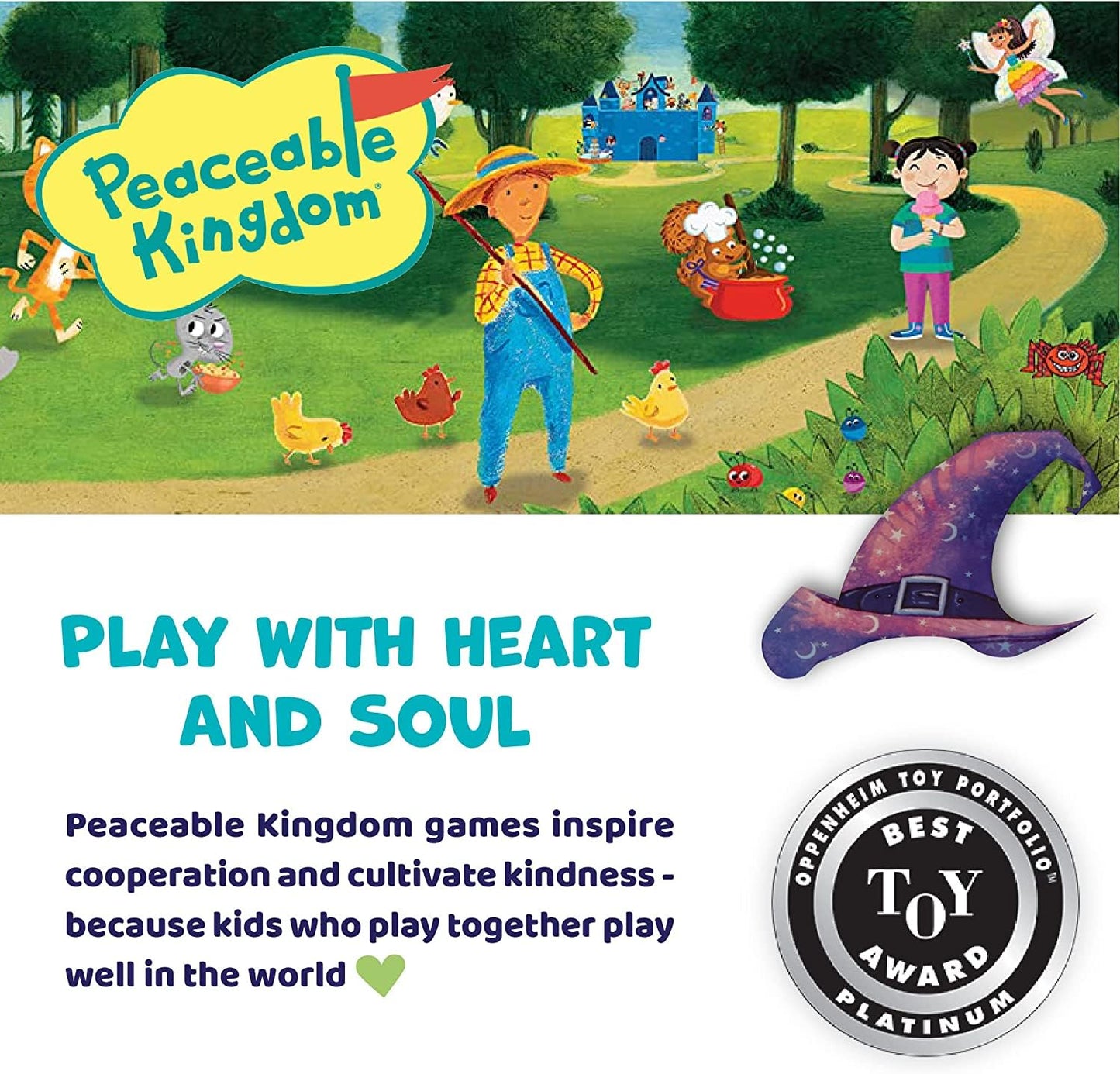 Peaceable Kingdom Cauldron Quest: Cooperative Potions & Spells Game for Kids