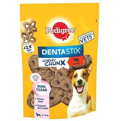 Pedigree Dentastix Chewy Chunx Beef Small 5 x 68g Bulk Box