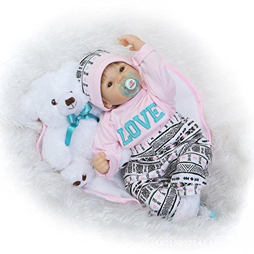 Pedolltree Reborn Dolls Pink Outfit Set for 20-22 inch Dolls | Hat, Shirt, Trousers, Sock