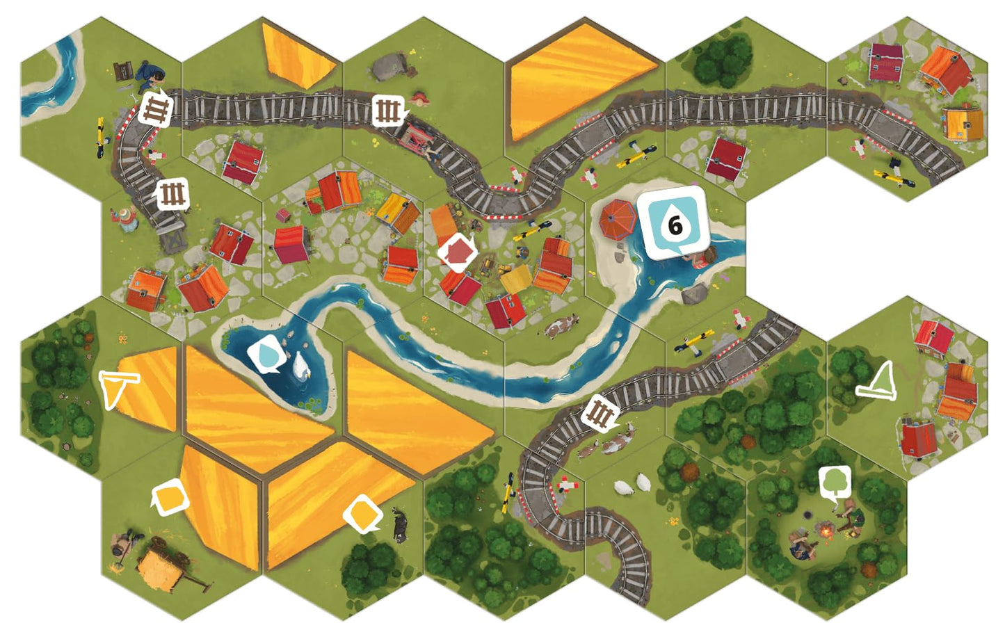 Dorfromantik – The Board Game US Edition | Pegasus Spiele, Game of the Year 2023 Winner