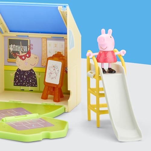 Peppa Pig Pop-Open Playgroup Playset with Figure – 3+ Preschool Toy