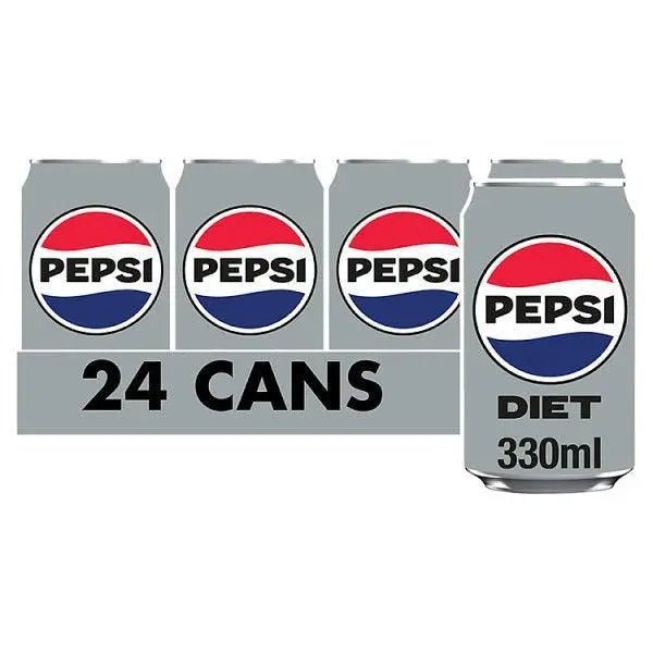 Pepsi Diet 330ml (Case of 24)