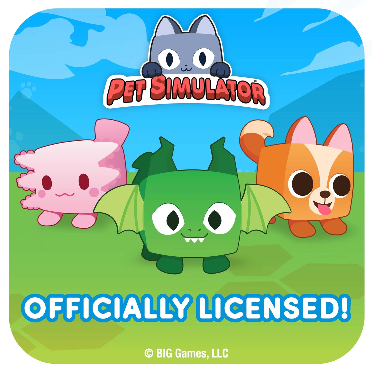 Pet Simulator Hot Dog Huge Pet Plush – 8.5" Tall + Exclusive DLC Code