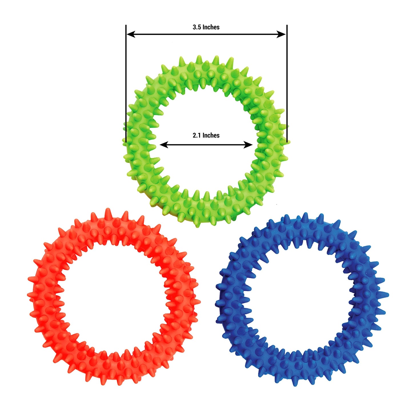 Pick A Toy Hedgehog Rings – Quiet 3-Pack Sensory Fidget Bracelets for School