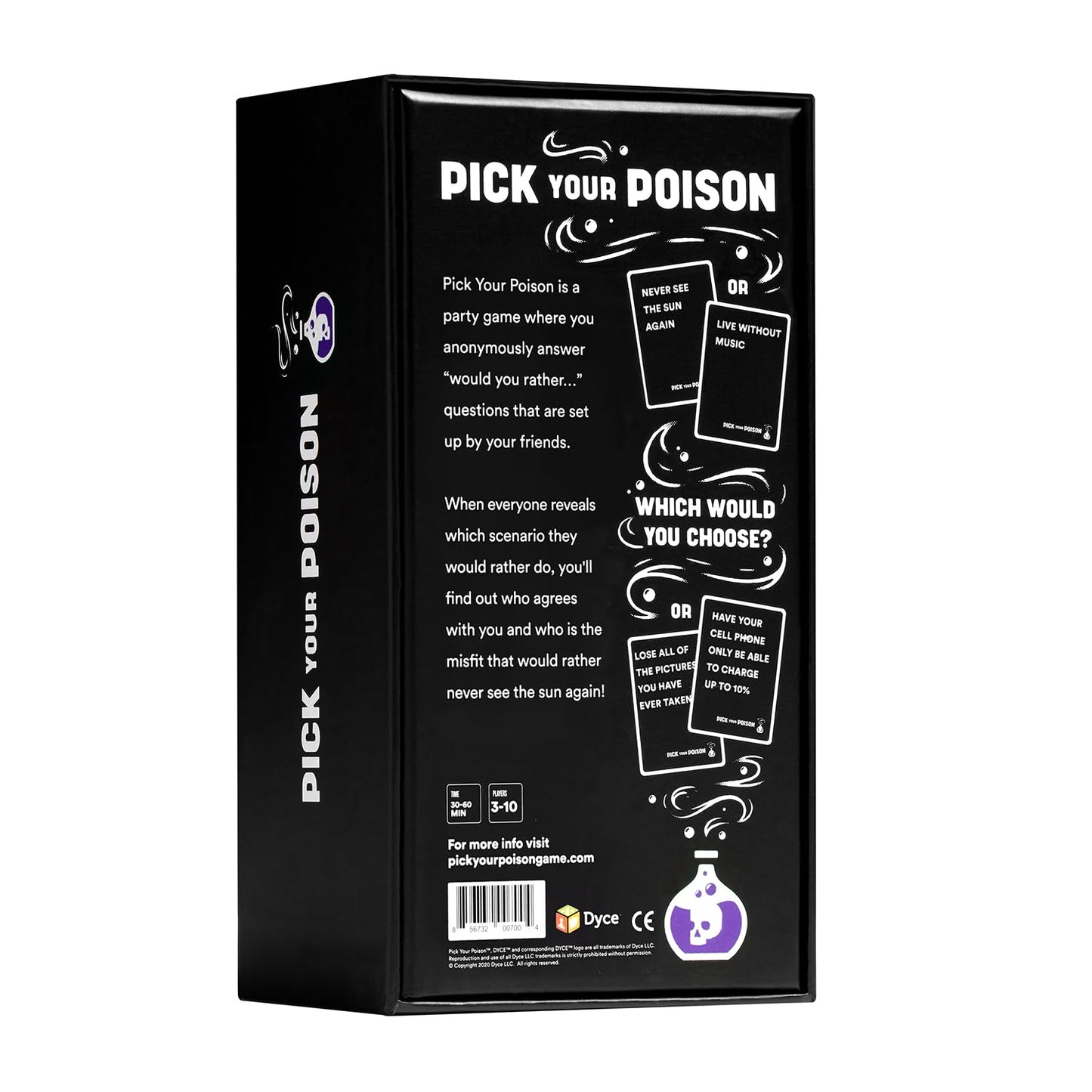 Pick Your Poison Party Game – What Would You Rather Do? Family Card Game for White Elephant & Stocking Stuffers