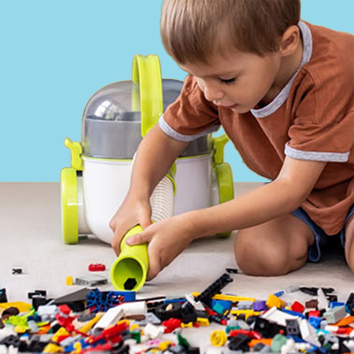 Pick Up Bricks Toy Cleanup Vacuum for Kids – LEGO, LOL Dolls & More (Ages 4–9)