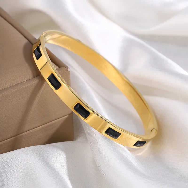 Casual Simple Style Classic Style Heart Shape 304 Stainless Steel Bangle In Bulk