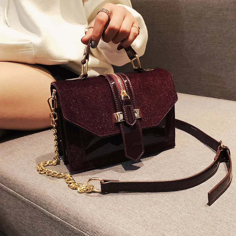 women's small autumn pu leather fashion handbag