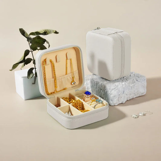 1 Piece Flannel Elegant Simple Style Home Daily Solid Color Jewelry Boxes