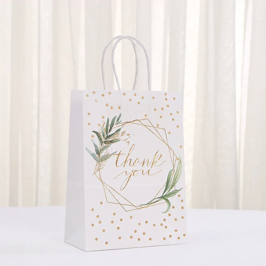 Cartoon Style Letter Kraft Paper Holiday Banquet Daily Gift Bags Party Supplies Gift Wrapping Supplies 1 Piece