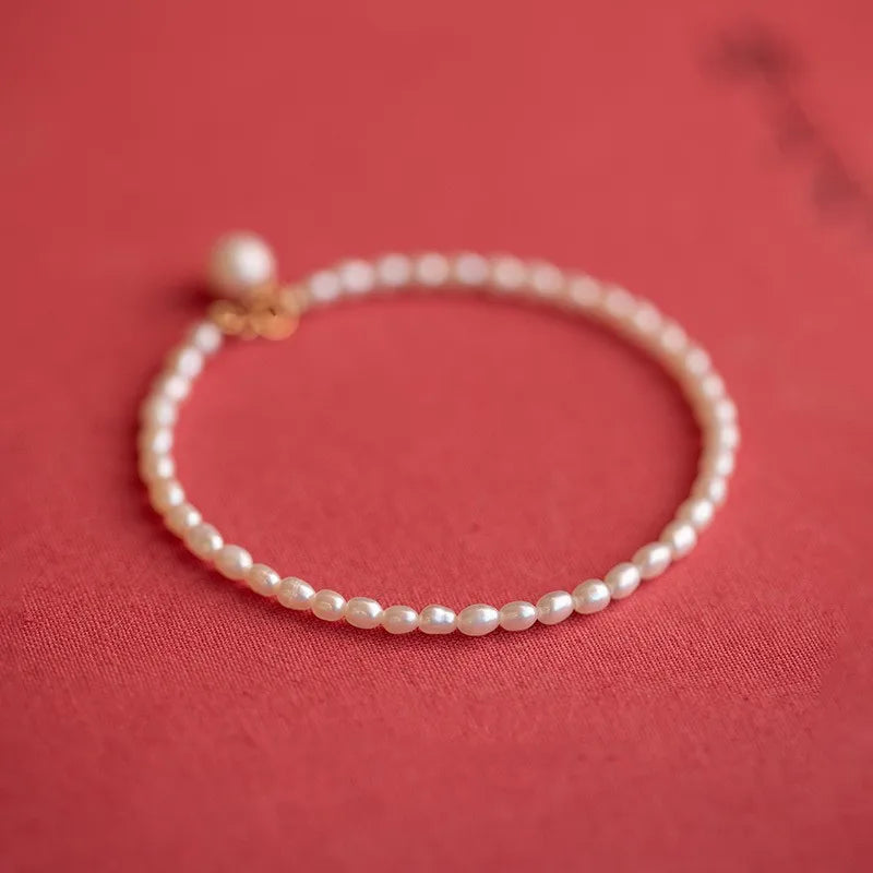 Freshwater Pearl Mixed materials Irregular Bracelets