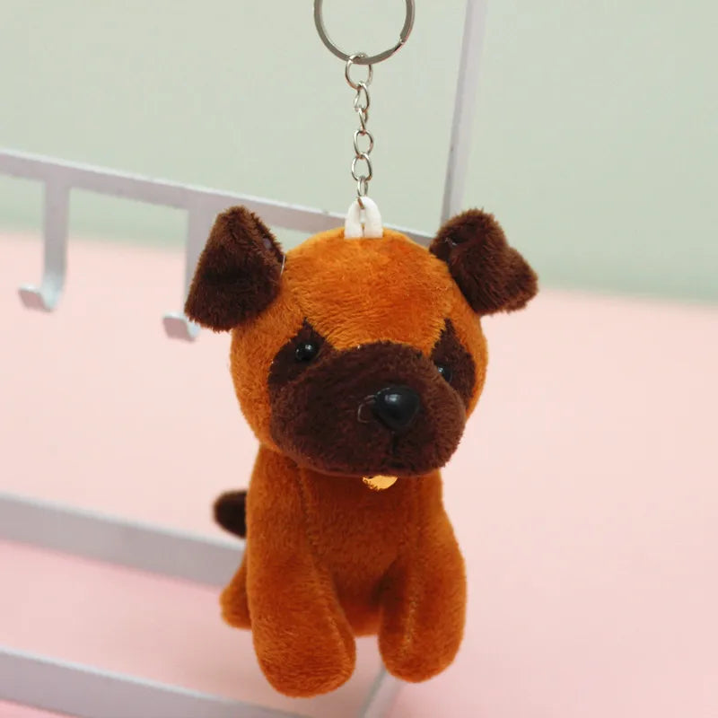 Simple Style Classic Style Dog PP cotton Keychain