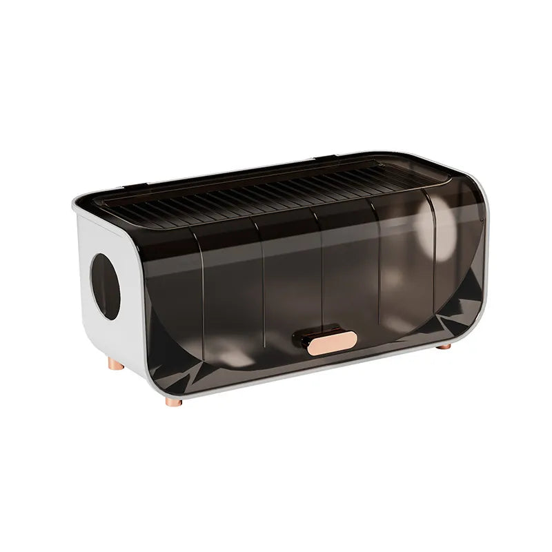 Wire storage box household power cord plug block data cable socket set top box light luxury desktop hub box