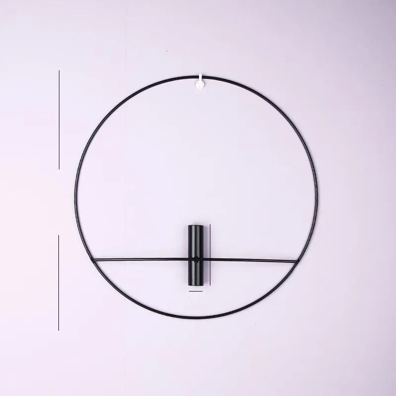 Simple Style Solid Color Iron Wall Art