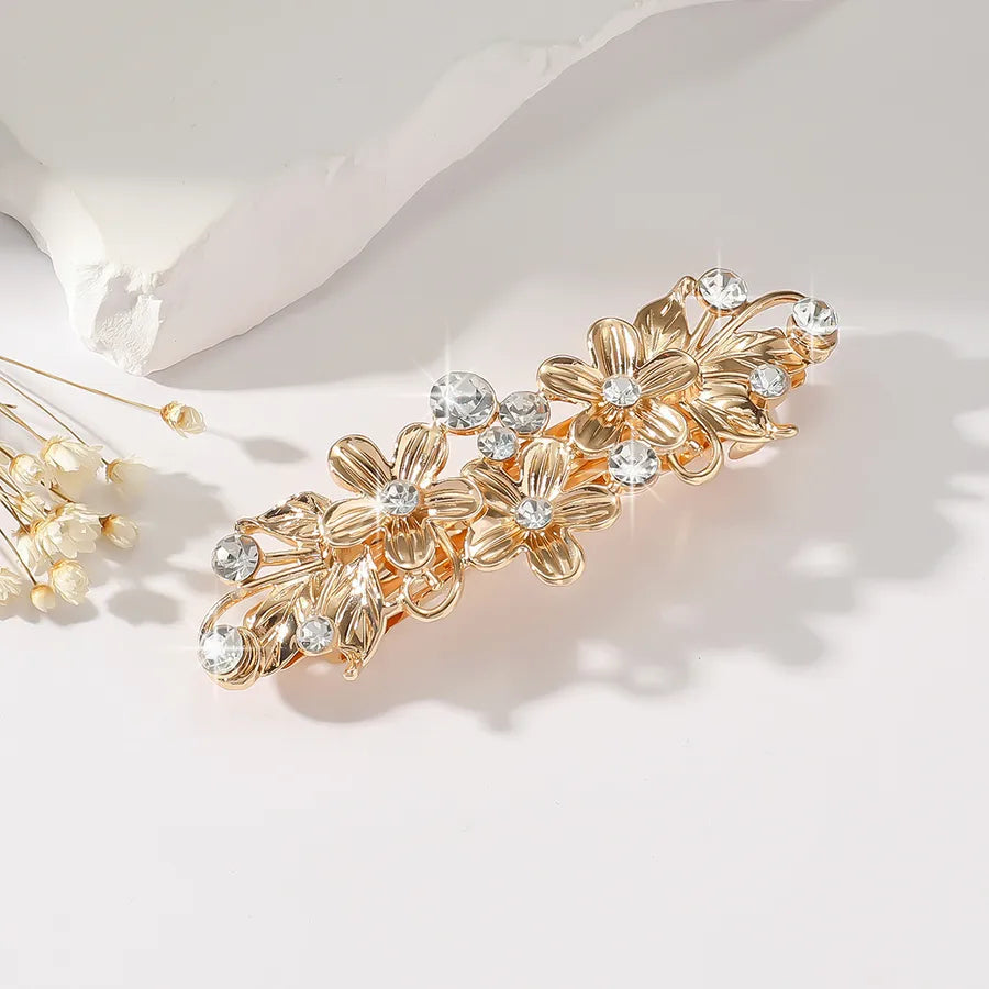 Elegant Women's Flower Zinc alloy Hair Clip