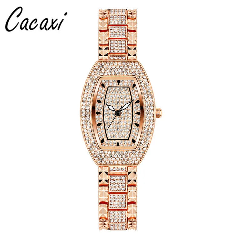Retro Commute Solid Color Jewelry Buckle Quartz Watch