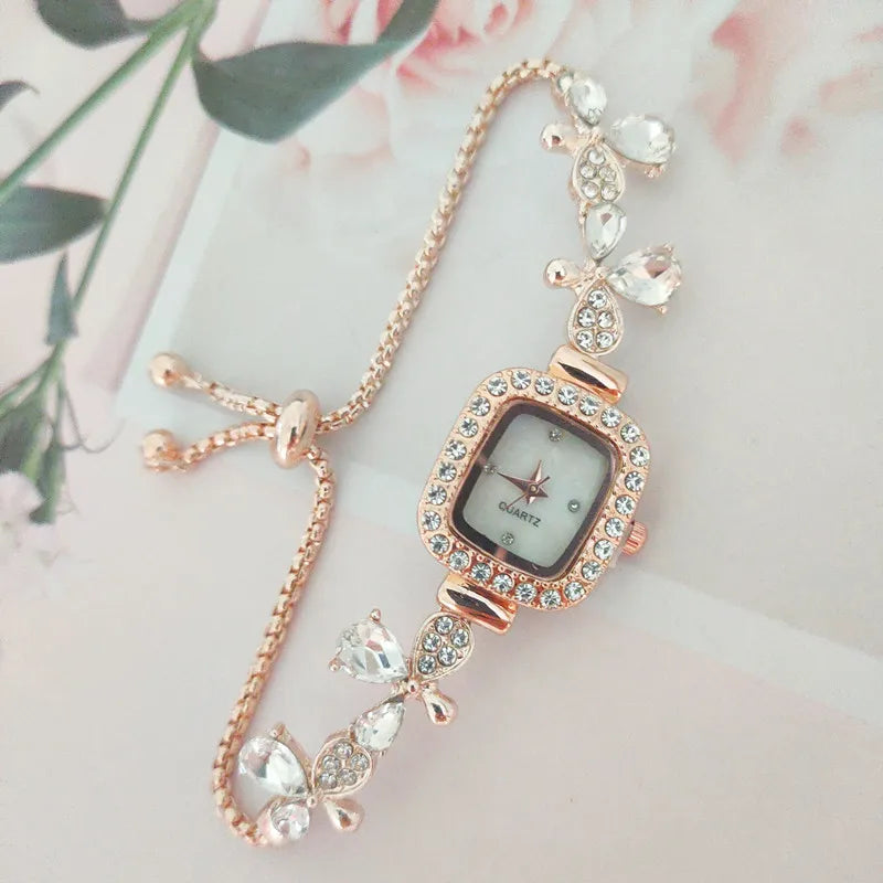 Elegant Solid Color Telescopic Rope Quartz Watch Women's Watches