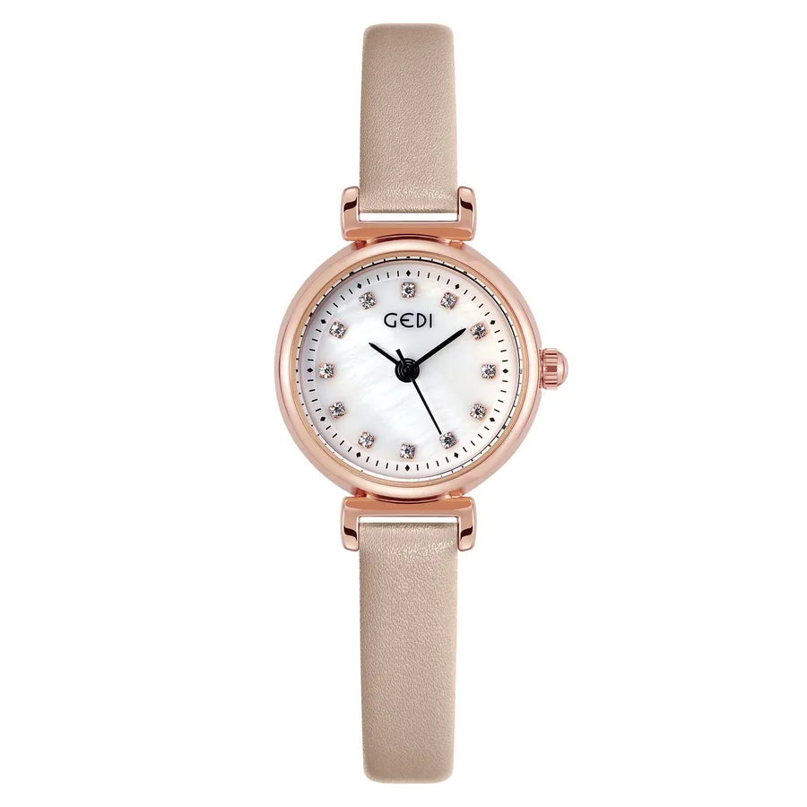 Simple Style Solid Color Buckle Quartz Watch Women's Watches