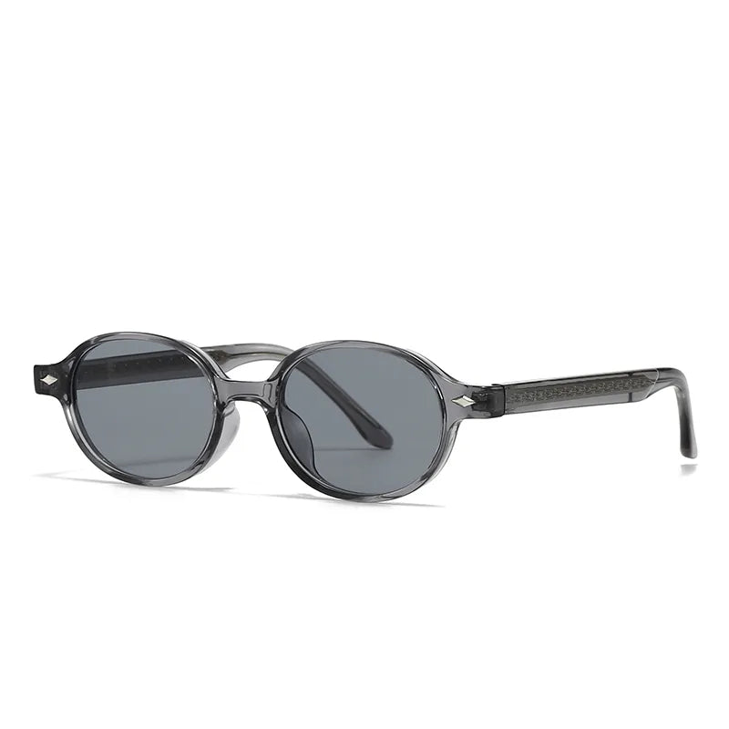 Simple Style Solid Color Pc Oval Frame Full Frame Women's Sunglasses