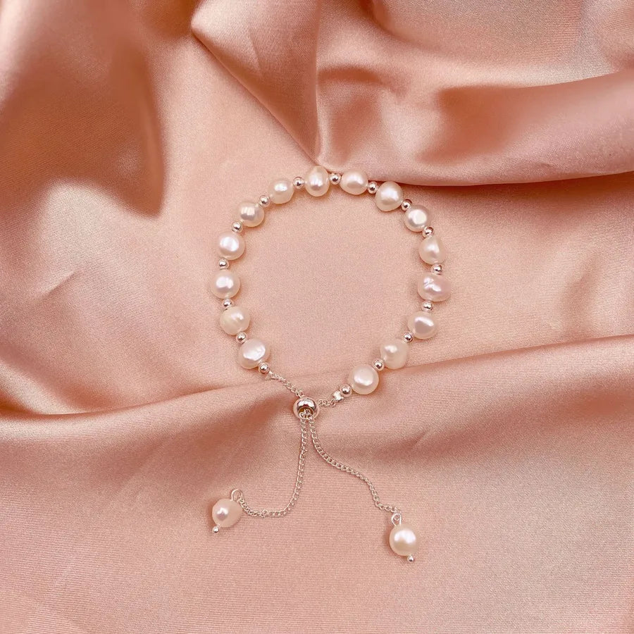 Freshwater Pearl Copper Beaded Bracelets