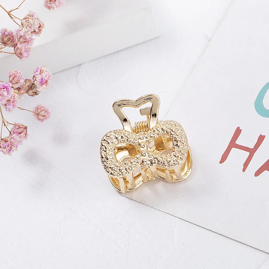 Elegant Women's Solid Color Alloy Hair Clip