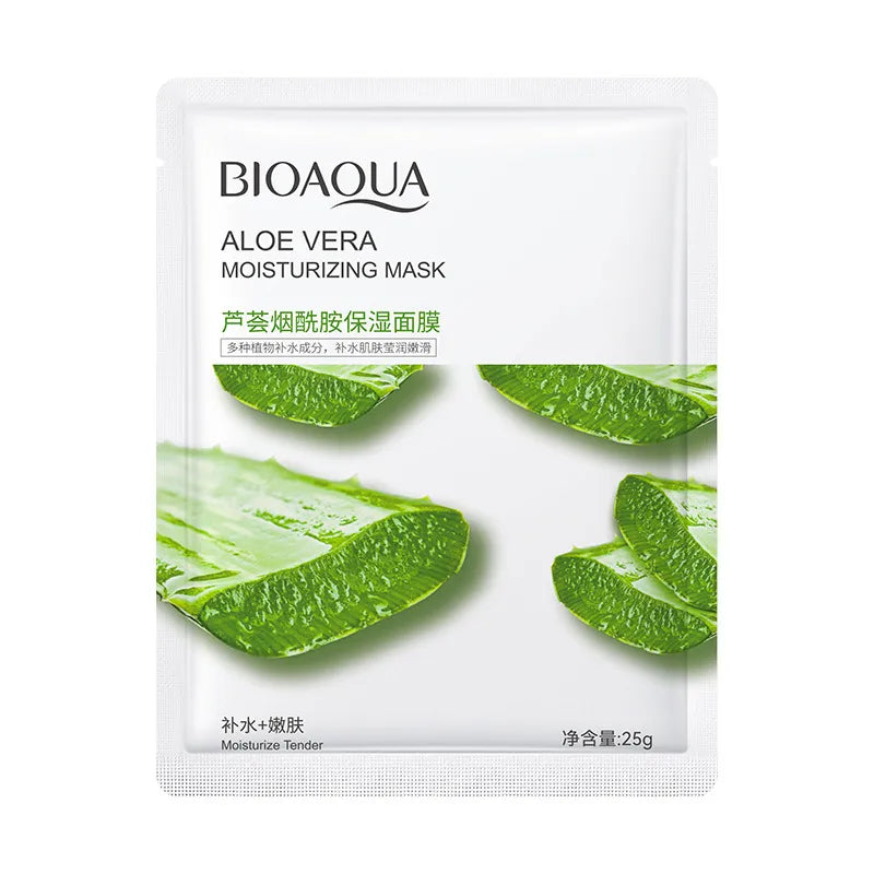 Poquan Ya Cucumber Centella asiais Mask Skin Moisturizing Moisturizing Aloe Niacinamide Mask Wholesale