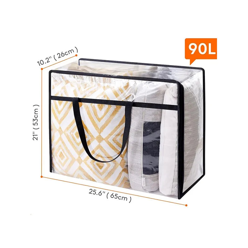 Simple Style Transparent PVC Storage Bag