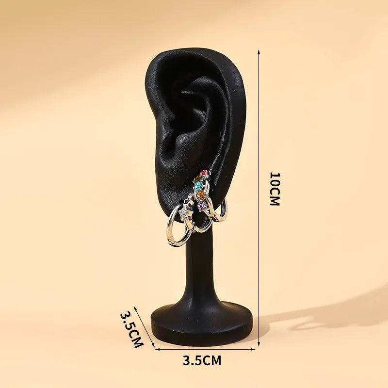 Resin Jewelry Display Stand Necklace Bracelet Earring Model Holder Premium Feel Integrated Design Hand Touch Pattern