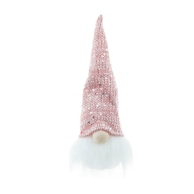 Christmas Fashion Santa Claus Plastic Knitted Wool Party Decorative Props
