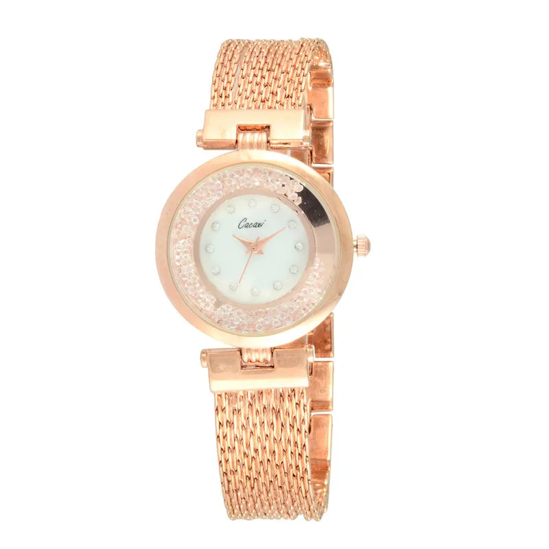 Retro Commute Solid Color Jewelry Buckle Quartz Watch