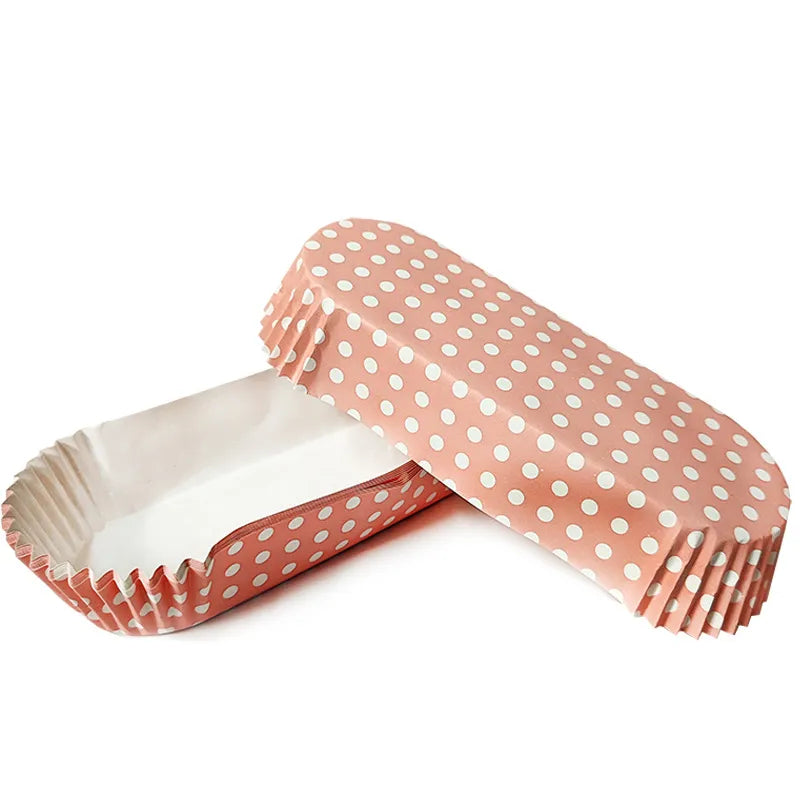 Simple Style Polka Dots Coated paper Bakeware cake cups
