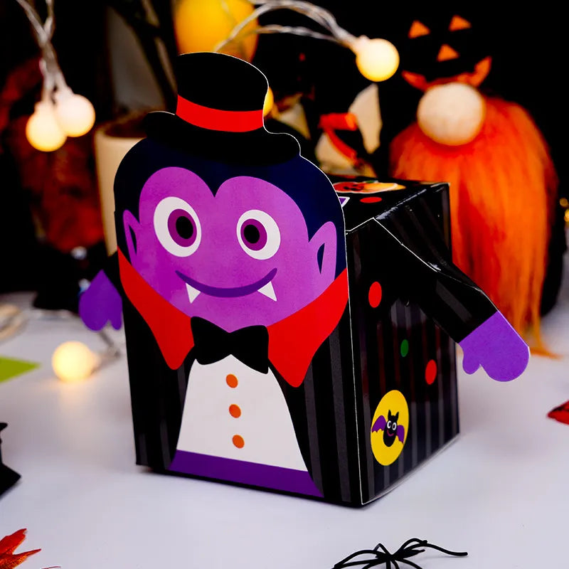 ARM Halloween cookies DIY biscuit box pumpkin ghost food dessert carton candy bag packaging