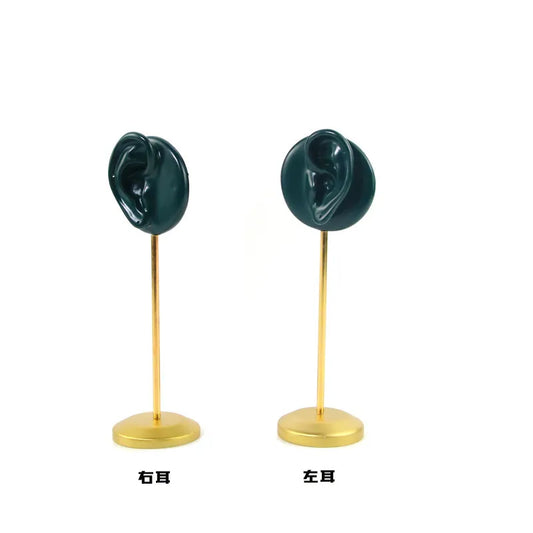 1 piece retro ear resin jewelry rack