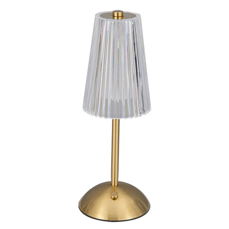 Luxurious Crystal Night Lamp Bedroom Decorative Touch Dimmable Rechargeable Creative Table Lamp Atmosphere Sensation Girl's Light
