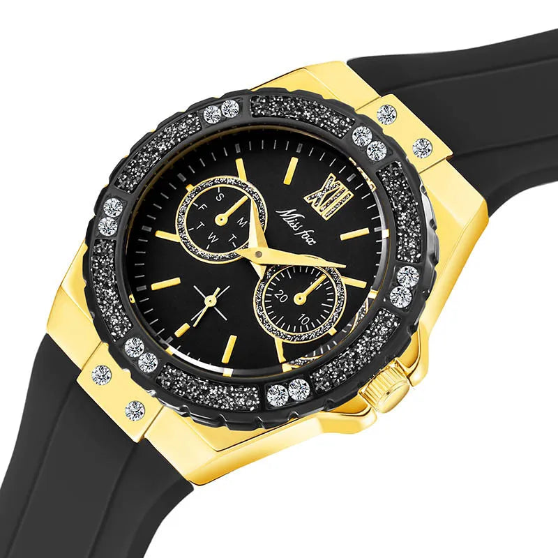 Simple Style Solid Color Buckle Quartz Women's Watches