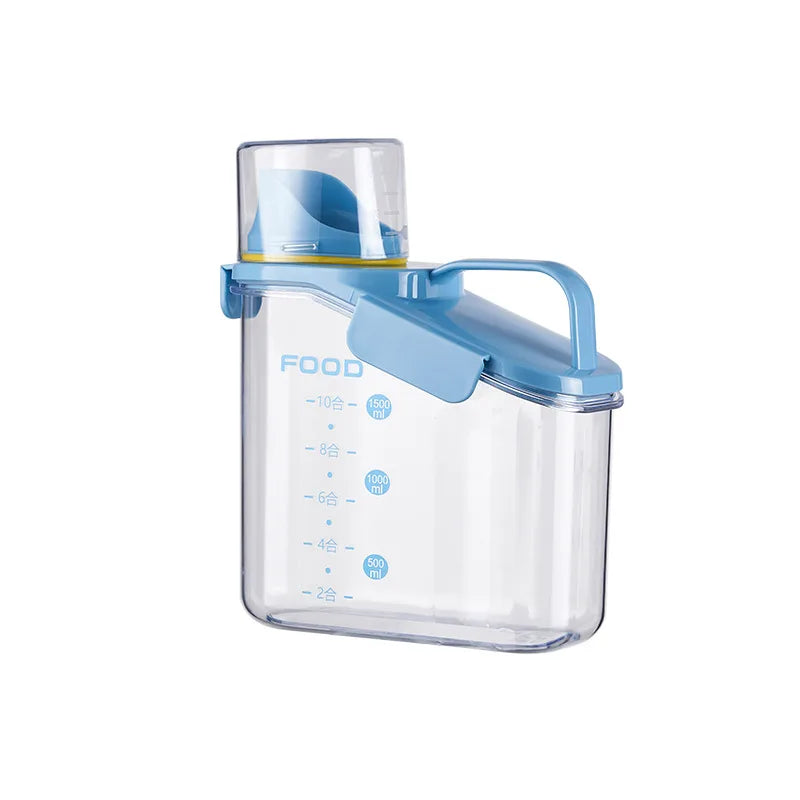Cereals Noodles Grain Storage Box Plastic Food Grade Kitchen Storage Jar Bean Jar Sealed Jar Rice Bucket