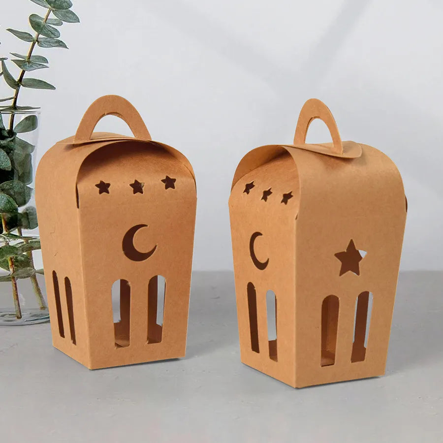 Cute Simple Style Star Moon Paper Casual Gift Bags Party Supplies Gift Wrapping Supplies 10 PCS/Package