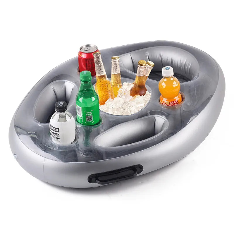casual classical vacation solid color pvc water air mattress swimming accessories
