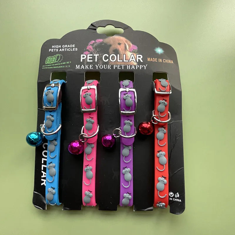 cartoon style silica gel cartoon pet collar