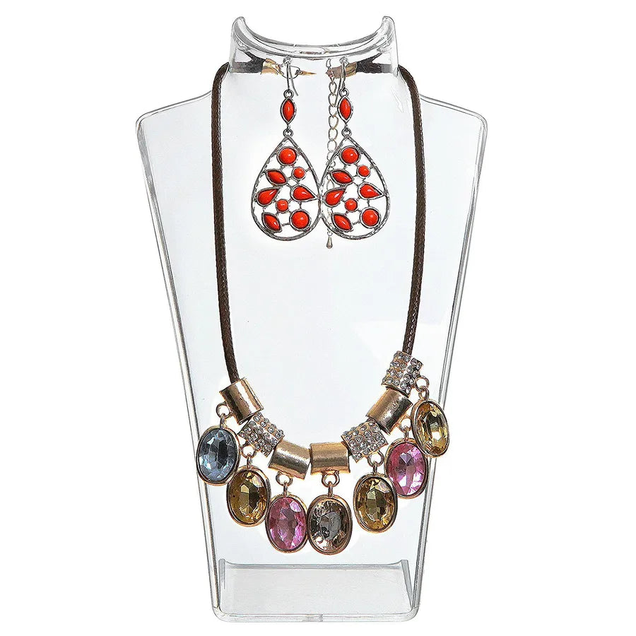 Factory direct pendant earring necklace display stand portrait model stand desktop Jewelry necklace beads model storage rack