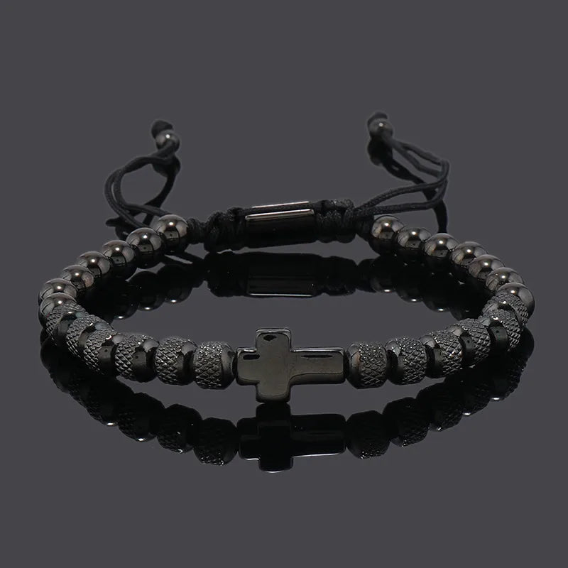 Simple Style Cross 304 Stainless Steel Unisex Bracelets