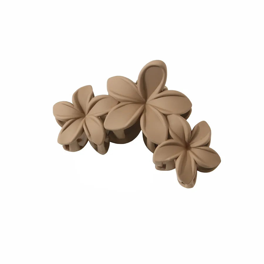Simple Style Classic Style Women's Plumeria Plastic Stoving Varnish Hair Claws