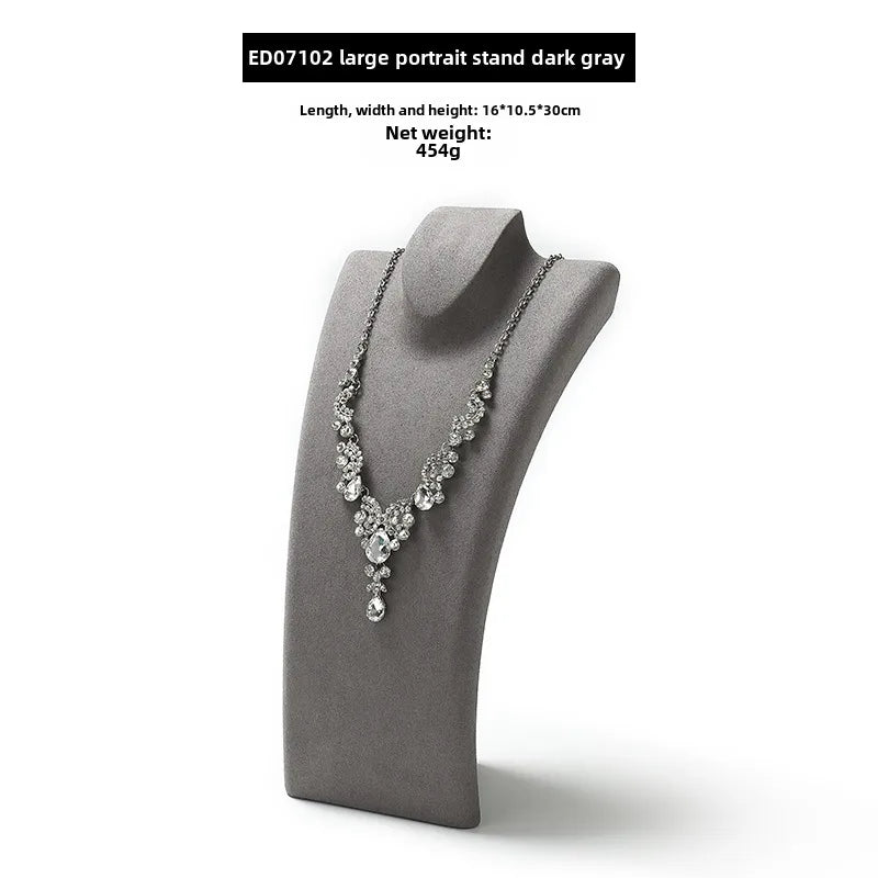 Degu Light Luxury Necklace Shelf Model Neck Display Stand Jewelry Props Figure Jewelry Pendant Display Rack
